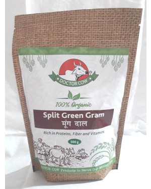 Product Name : DR.COW Organic Split Green Gram